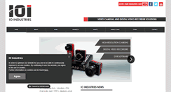 Desktop Screenshot of ioindustries.com