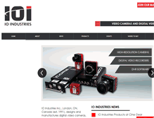 Tablet Screenshot of ioindustries.com